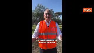 Gualtieri raccoglie le olive di Roma: Olio rigorosamente biologico simbolo di solidarietà