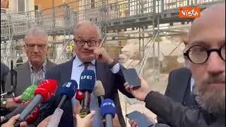 Gualtieri inaugura la passerella di Fontana di Trevi: Già usata per restauro nel 2014