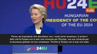 Guerra Ucraina, von der Leyen: "Con Usa saremo chiari su Mosca come minaccia globale"