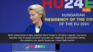 Von der Leyen: "Draghi e Lagarde illustrano forza strumenti innovativi per Ue"