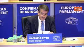 Fitto in audizione al Parlamento Europeo: Lavoreremo perchè gli europei abbiano giuste opportunità