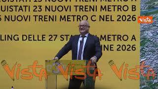 Gualtieri: "Entro dieci anni porteremo la Metro C di Roma fino alla Farnesina"