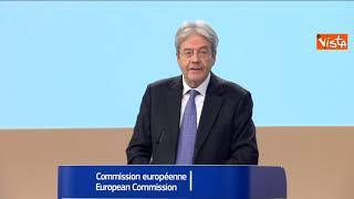 Gentiloni: Crescita moderata, ma debito sale, piu' rischi per peggioramento economia