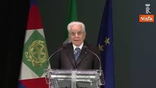 Mattarella: Su disastri naturali serve la prevenzione con visione di lungo periodo