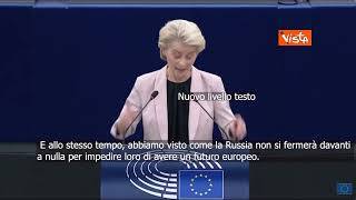 Von der Layen: "Vogliamo l'Ucraina come parte della nostra Unione Europea"