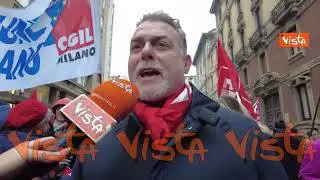 “Più attenzione per lavoratori e sanità”, le voci dei manifestanti allo sciopero generale a Milano