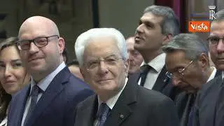 Il Presidente Mattarella alla Camera al trentennale Conferenza Presidenti Assemblee Regionali