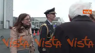 Il Presidente Mattarella arriva a Parigi per la cerimonia di riapertura della Cattedrale Notre-Dame