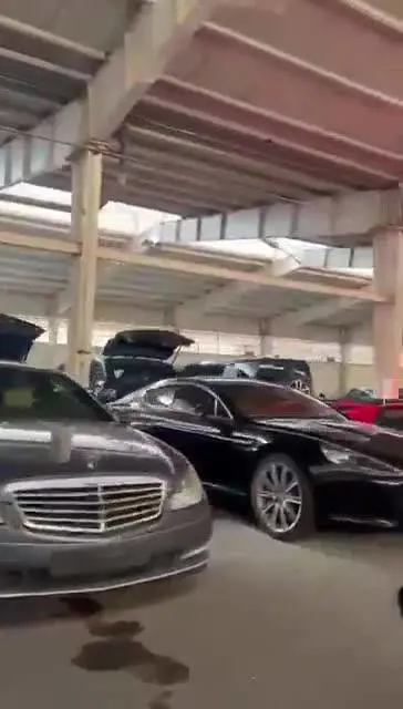 Le auto di lusso nel garage di Bashar al-Assad