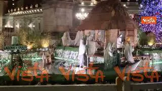 Natale 2024, il presepe degli artigiani di Grado a piazza San Pietro