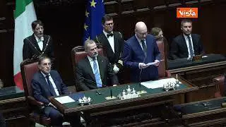 Re e Regina di Spagna alla Camera, Fontana: "Le nostre Costituzioni valorizzano la libertà"