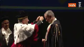 Re Felipe VI di Spagna riceve la laurea honoris causa dalla Federico II. Presente anche Mattarella