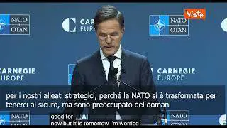 Rutte (NATO): Non siamo in guerra ma nemmeno in pace, dare spinta a spesa per la difesa