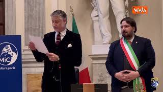 Giuli proclama Subiaco capitale del libro 2025