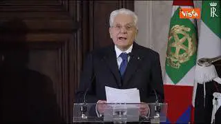 Mattarella: "L'Europa è un progetto di pace, ma difesa europea non è più procrastinabile"