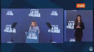 Meloni ad Atreju: La stabilità del Governo è l'elemento di discontinuità con il passato