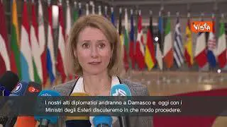 Siria, Kallas (Commissione Ue): "I nostri vertici diplomatici andranno a Damasco"