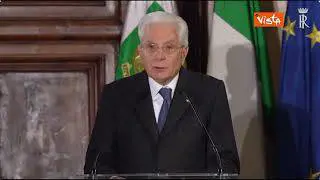 Mattarella: Abituandosi a convivere con l'odio si rischia di renderlo inestinguibile