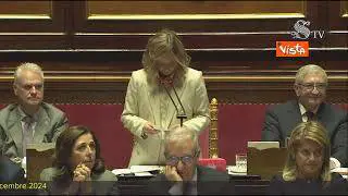 I versi "Ua Ua" della Meloni in Senato in replica all'opposizione su ruolo Governo contro la mafia