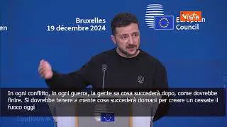 Zelensky: Cessate il fuoco? Vogliamo garanzie di sicurezza e una pace stabile.