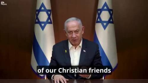 Il messaggio di Benjamin Netanyahu ai cristiani nel Mondo