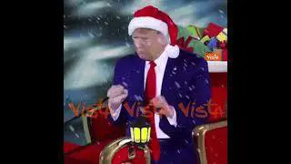 Trump fa la Trump dance sulla slitta e porta i regali, il videomontaggio social del Presidente Usa