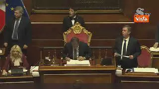 Il Senato approva la legge di bilancio con 108 voti a favore 63 contrari, applausi dalla maggioranza
