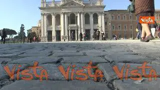 Giubileo 2025, le immagini della nuova piazza San Giovanni a Roma
