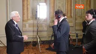 Ecco il backstage del tradizionale discorso di fine anno di Mattarella