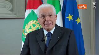 Mattarella: "Mai come adesso la pace grida la sua urgenza"