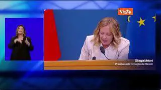 Meloni in conferenza stampa: Non rappresento un limite per la libertà di stampa