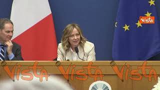 Meloni: "Rimpasto di Governo e Salvini al Viminale non sono questioni all'ordine del giorno"