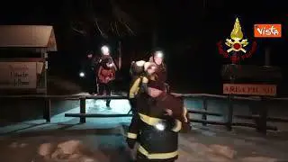 Bufera di neve in Campania, il salvataggio di 8 escursionisti bloccati sul Monte Cervati