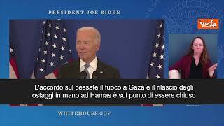 Biden: "L'accordo per Gaza è sul punto di essere chiuso" - SOTTOTITOLI
