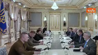 Crosetto a Kiev ricevuto da Zelensky