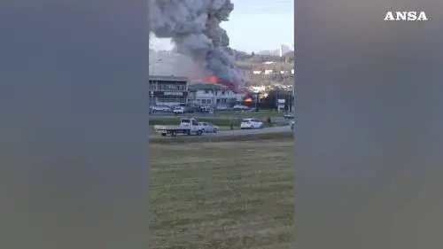 Trissino, violenta esplosione in una fabbrica di pile