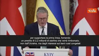 Starmer a Zelensky: "3 miliardi di sterline di supporto militare a Kiev"