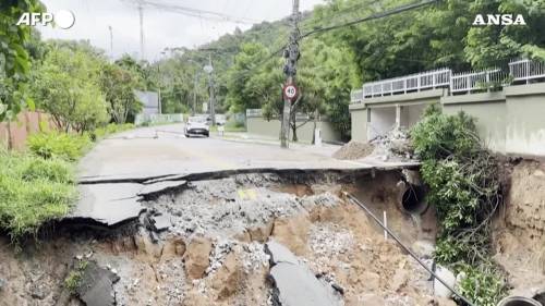 Maltempo in Brasile, forti disagi nello Stato meridionale di S. Catarina