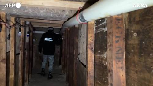 Messico, scoperto un tunnel di 300 metri diretto negli Stati Uniti