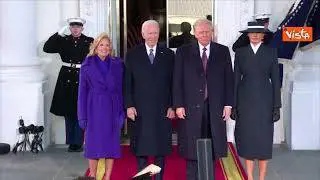 Inauguration day, Jill Biden in viola come Kamala Harris nel 2021