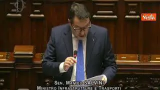 Salvini: "Sabotaggio contro strutture ferroviarie? Lo disse un premier nel 2014"