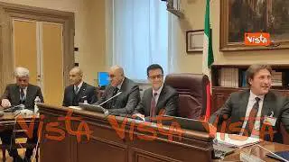 Audizione ministro della Difesa Crosetto alla Camera
