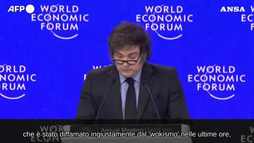  Milei: "L'ideologia 'woke' fa fallire Paesi e istitutzioni'" 