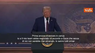Trump: "Prima ancora di entrare in carica abbiamo negoziato accordo a Gaza"