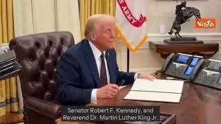 Trump ordina di declassificare i dossier su omicidi Jfk e Martin Luther King: "Tutto sarà rivelato"