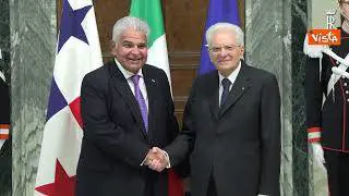 Italia-Panama, Mattarella riceve Presidente Mulino Quintero: "Intensificare nostra collaborazione"