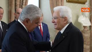 Mattarella riceve Presidente Panama Mulino Quintero al Quirinale