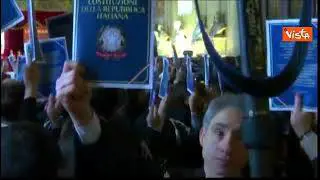 Nordio inaugura anno giudiziario Corte Appello di Napoli, magistrati lasciano aula per protesta
