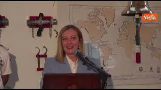 Meloni a Gedda: "Italia è come Vespucci, si può navigare solo se ognuno fa la propria parte"
