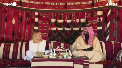 Arabia Saudita, Meloni incontra il principe Mohammad bin Salman